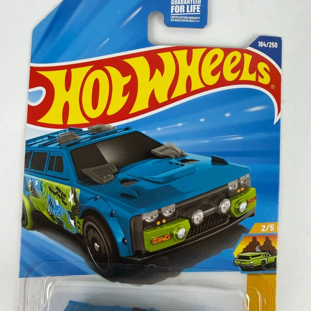 Hot Wheels Track Dwagon Blue‎ Lime Green Wagons Series 184/250 2024 Diecast Car